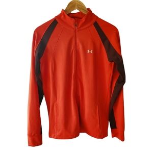 Under Armour Red and Black Track Jacket Size Large